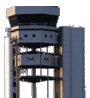 Alicante airport air traffic tower control